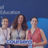 Foto de la participación en Coursera. Aparece Pamela Riquelme y Carolina Pintor.